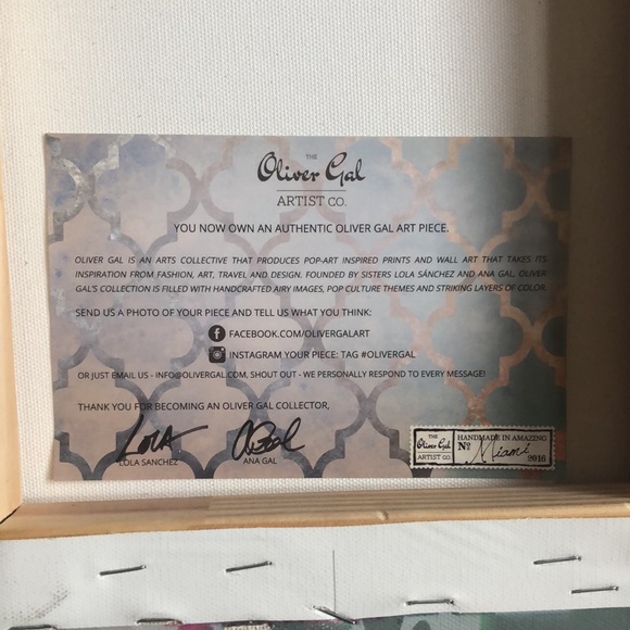 Oliver Gal Fashion And Glam Circe Perfume, Glam Blue on Canvas Print - Picture 3 of 6